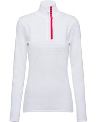Prada - Tech Rec Re-Nylon Piqué Sports Top - Lyst