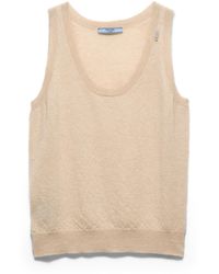 Prada - Cashmere Tank Top - Lyst