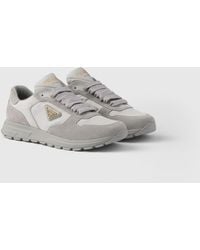 Prada - Prax 2.0 Sneaker Aus Re-Nylon Und Wildleder - Lyst