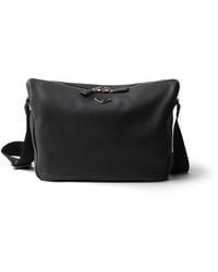 Prada - Medium Leather Shoulder Bag - Lyst