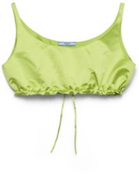 Prada - Duchesse Crop Top - Lyst