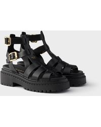 Prada - Leather Sandals - Lyst