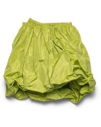 Prada - Technical Taffeta Skirt, Pistachio - Lyst