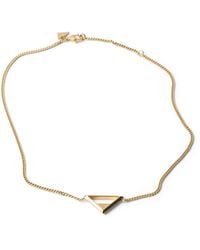 Prada - Halskette Aus Metall, Damen - Lyst