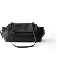 Prada - Carry Medium Leather Shoulder Bag - Lyst