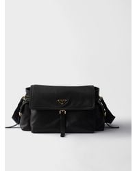 Prada - Explore Large Nappa Leather Shoulder Bag With Flap - Lyst