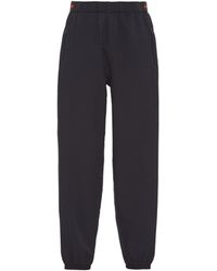 Prada - Light Bi-Stretch Wide-Leg Pants - Lyst