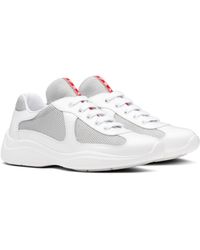 Prada - America's Cup Soft Rubber And Bike Fabric Sneakers - Lyst