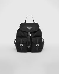 Prada Small Nylon Backpack in Black Lyst UK