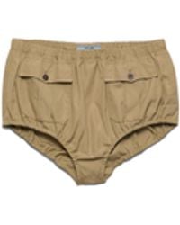 Prada - Poplin Shorts - Lyst