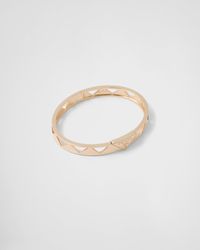 Prada - Eternal Cut-Out Bangle Bracelet - Lyst