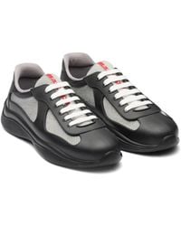 Prada - Recycled Polyester-blend Sneakers - Lyst