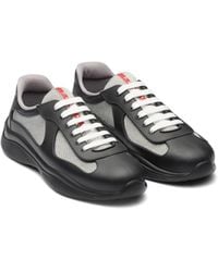 Prada - Recycled Polyester-blend Sneakers - Lyst