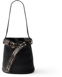 Prada - Borsa A Secchiello Buckle - Lyst