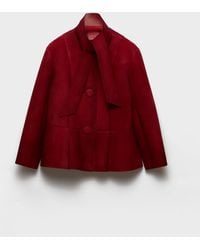 Prada - Bonded Suede Jacket - Lyst