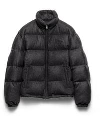 Prada - Veste En Duvet Cachemire De Poids Moyen, Homme, Taille - Lyst