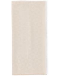 Prada - Wool, Silk, Cashmere And Lurex Jacquard Shawl - Lyst