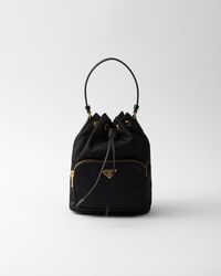 Prada - Sac Seau Duet En Re-Nylon - Lyst