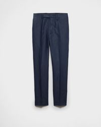 Prada - Tailored Linen Pants - Lyst