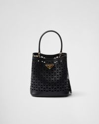 Prada - Panier Mini Bag Aus Leder Mit Cut-Out-Motiv - Lyst