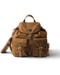 Prada - Mochila De Re-Nylon Mediana, Mujer - Lyst