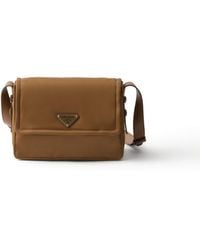 Prada - Traveller Small Padded Re-Nylon Shoulder Bag - Lyst