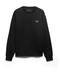 Prada - Sudadera De Algodón Técnico, Hombre, Talla - Lyst