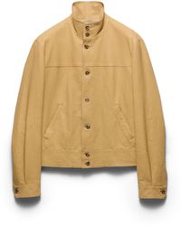 Prada - Nappa Leather Jacket - Lyst