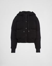 Prada - Wool And Cashmere Down Jacket - Lyst
