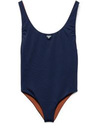 Prada - Einteiliger Badeanzug Aus Jersey, Damen, Größe - Lyst