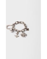 Prada - Metal Charm Bracelet - Lyst
