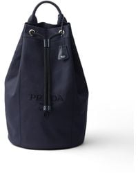 Prada - Canvas Drawstring Duffle Bag - Lyst
