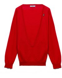 Prada - Cashmere V-Neck Sweater - Lyst