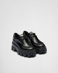 Prada Women's Oxford Shoes in Black | Lyst Prada Women's Oxford Shoes in Black | Lyst