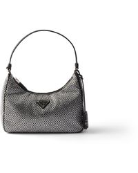 Prada - Re-Edition 2005 Mini-Studded Satin Bag - Lyst