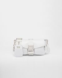 Prada Synthetic Nylon And Leather Belt Bag in Black - Lyst
