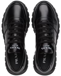 prada prax 01 leather sneakers