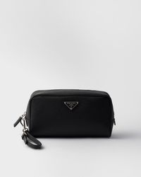 Prada - Pouch Aus Saffiano-Leder - Lyst