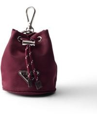 Prada - Charm Porte-Clés Speedrock En Re-Nylon, Homme - Lyst