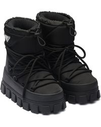 Prada - Winter Nylon Platform Boots - Lyst
