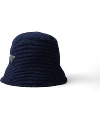 Prada - Crochet Bucket Hat - Lyst