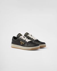 Prada - Downtown Leather Low-top Sneakers - Lyst