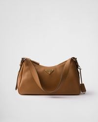 Prada - Mittelgroße Aimée Schultertasche Aus Leder, Damen - Lyst