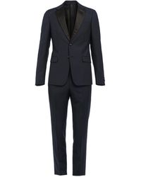 Prada - Singled-Breasted Two-Button Wool Mohair Tuxedo - Lyst