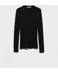 Prada - Maglia Girocollo - Lyst