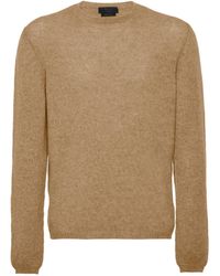 Prada - Cashmere Crew-Neck Sweater, Hombre, Talla - Lyst