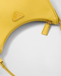 Sunny Yellow Prada Re-edition 2005 Saffiano Leather Bag