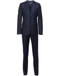 Prada - Traje De Lana De Cruzado Simple, Hombre, Talla - Lyst