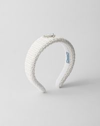 Prada - Crochet Headband - Lyst
