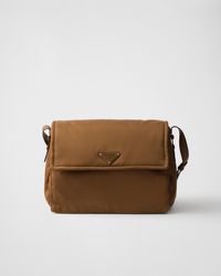 Prada - Traveller Re-Nylon Large Padded Shoulder Bag - Lyst